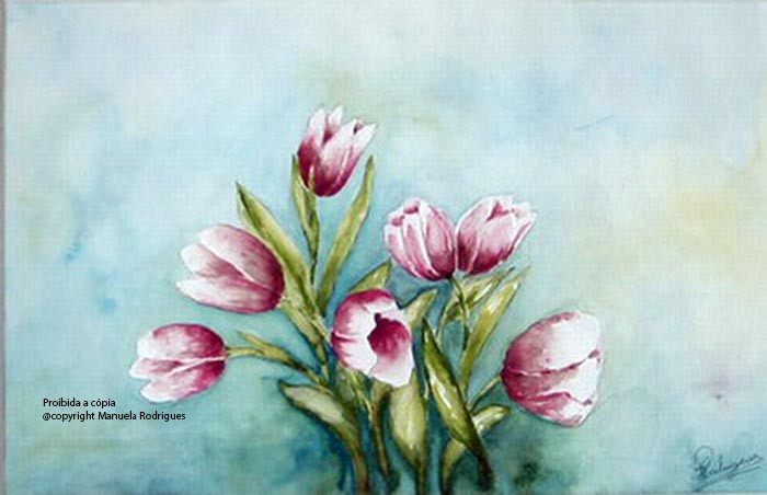 pintura-aquarela-tulpen